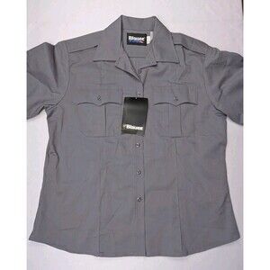 Blauer 8713WX Womens XL (42-44) Reg SS Short Sleeve Uniform Grey New NWT